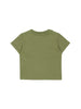 Moschino T-shirt neonato con orsetto Toy verde oliva