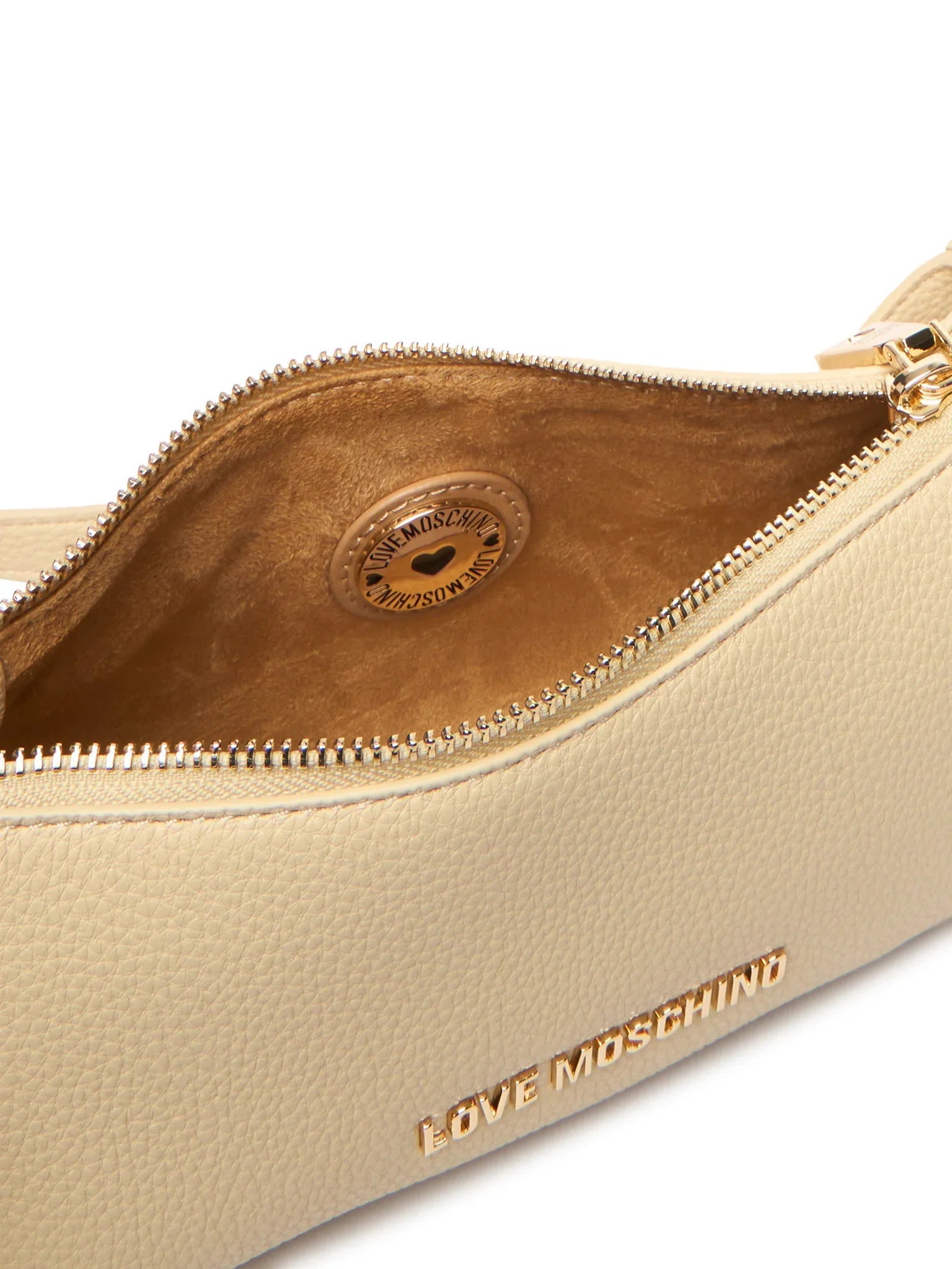 Love Moschino borsa a spalla in ecopelle martellata beige chiaro JC4007PP1O-LB0 129 MOSCHINO LOVE 
