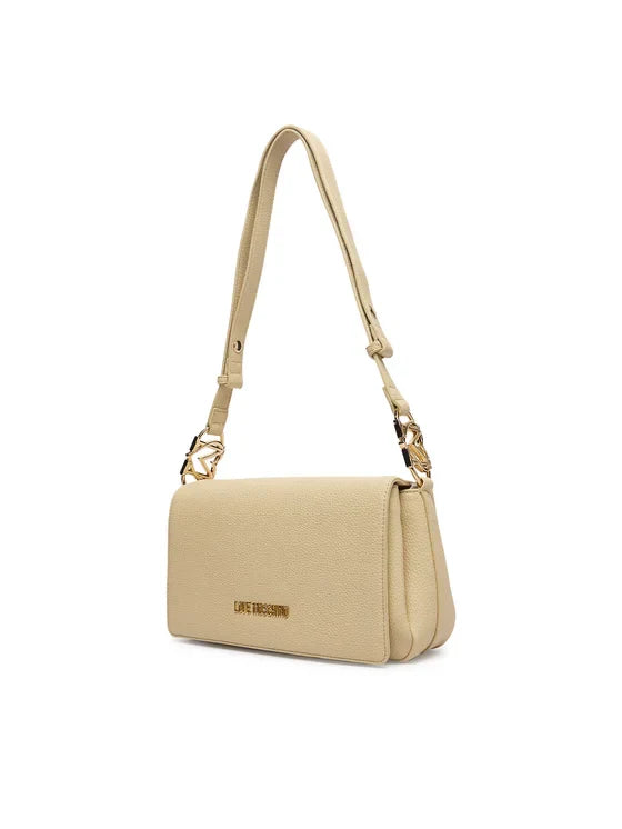 Love Moschino borsa a tracolla in ecopelle martellata beige chiaro JC4008PP1O-LB0 129 MOSCHINO LOVE 