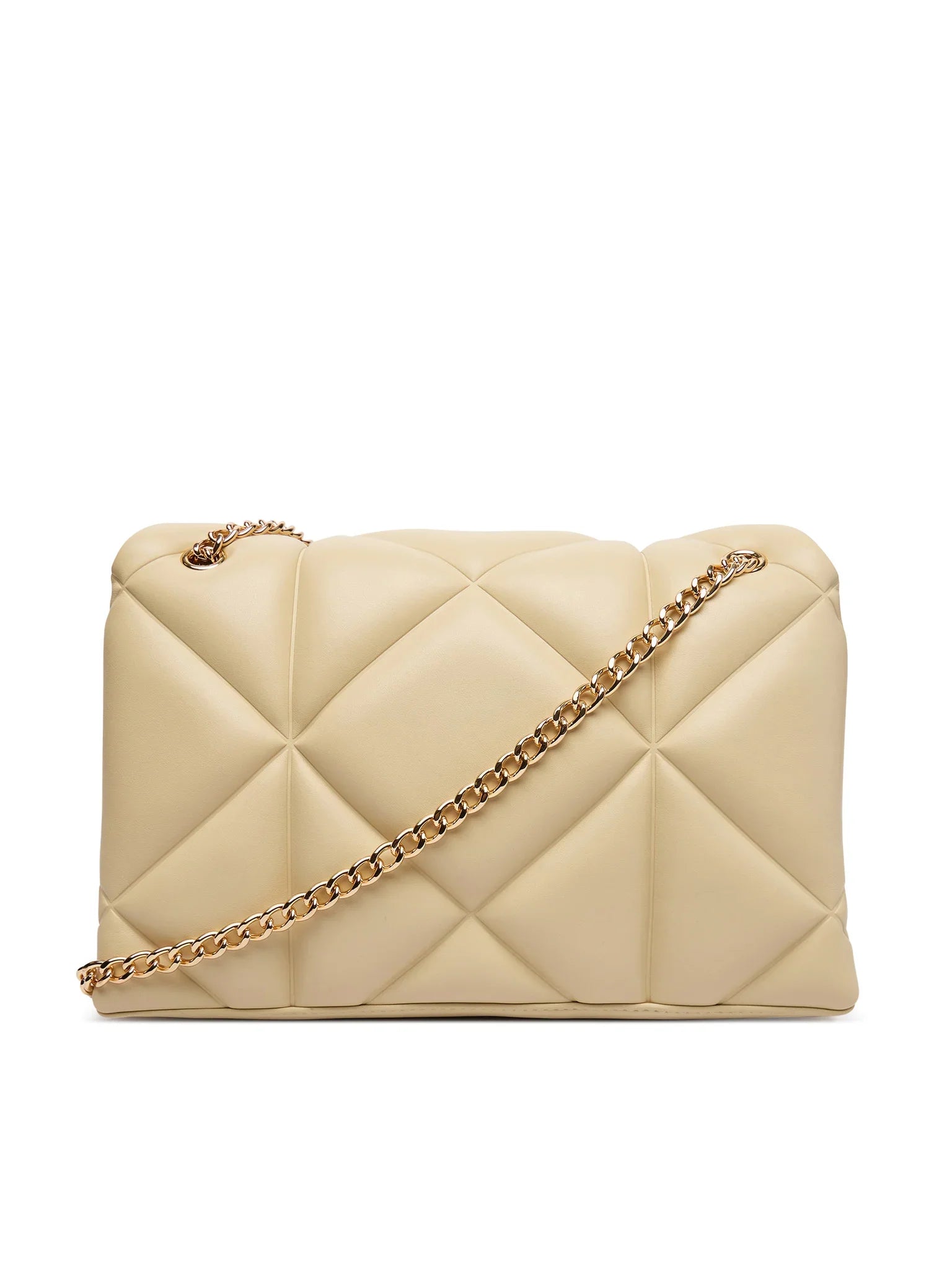 Love Moschino borsa a spalla in ecopelle trapuntata beige chiaro JC4041PP1O-LC0 129 MOSCHINO LOVE 