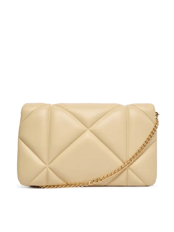 Love Moschino borsa a tracolla in ecopelle trapuntata beige chiaro JC4043PP1O-LC0 129 MOSCHINO LOVE 