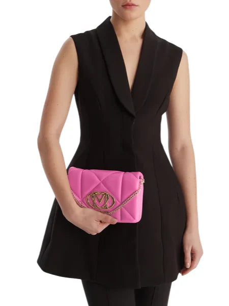 Love Moschino borsa a tracolla in ecopelle trapuntata fucsia JC4043PP1O-LC0 604 MOSCHINO LOVE 