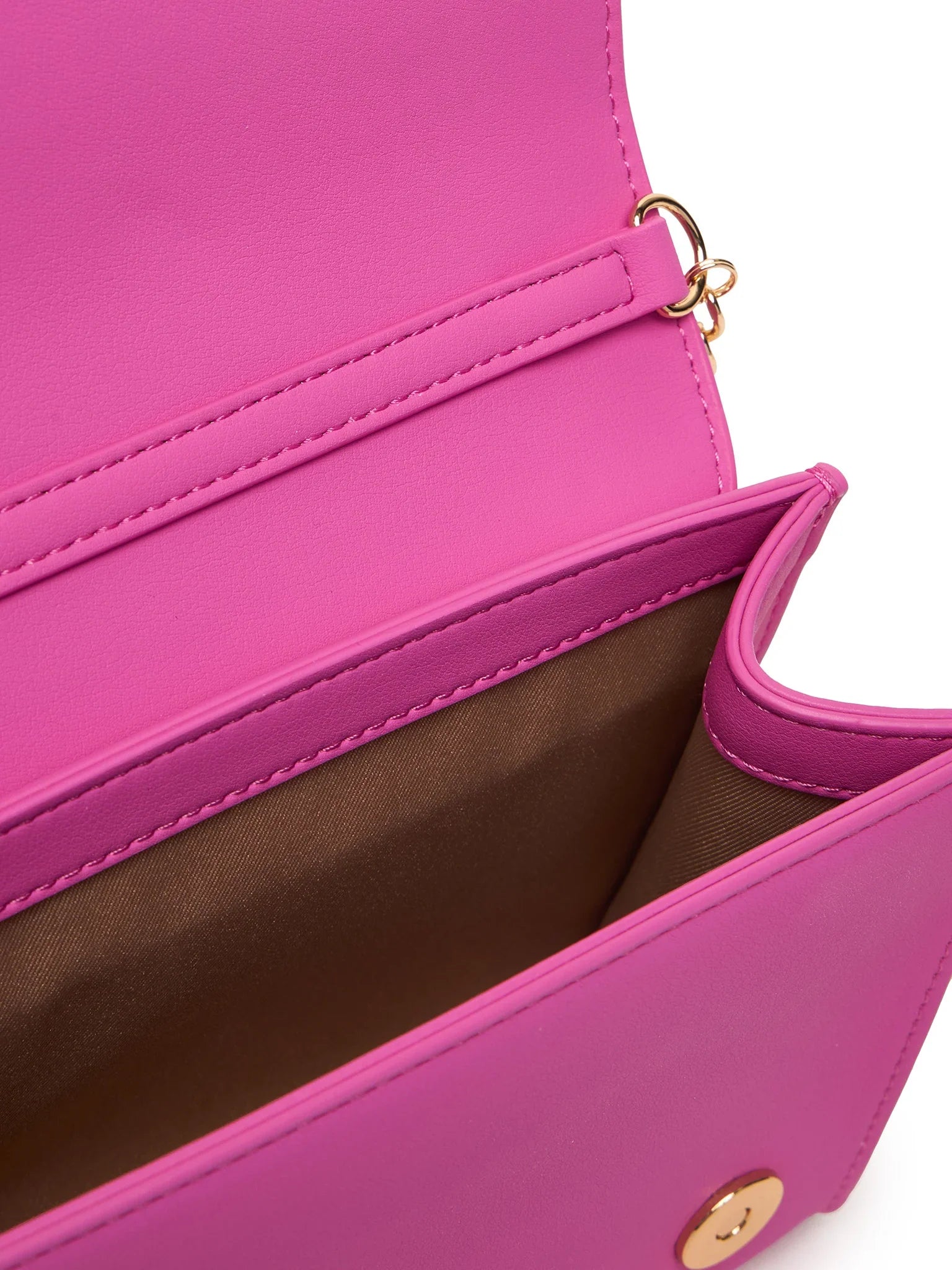 Love Moschino borsa a tracolla con placca logo fucsia oro JC4103PP1O-KD0 604 MOSCHINO LOVE 