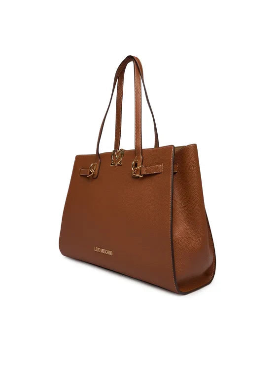 Love Moschino borsa a spalla in ecopelle martellata color cuoio JC4124PP1O-LM0 200 MOSCHINO LOVE 