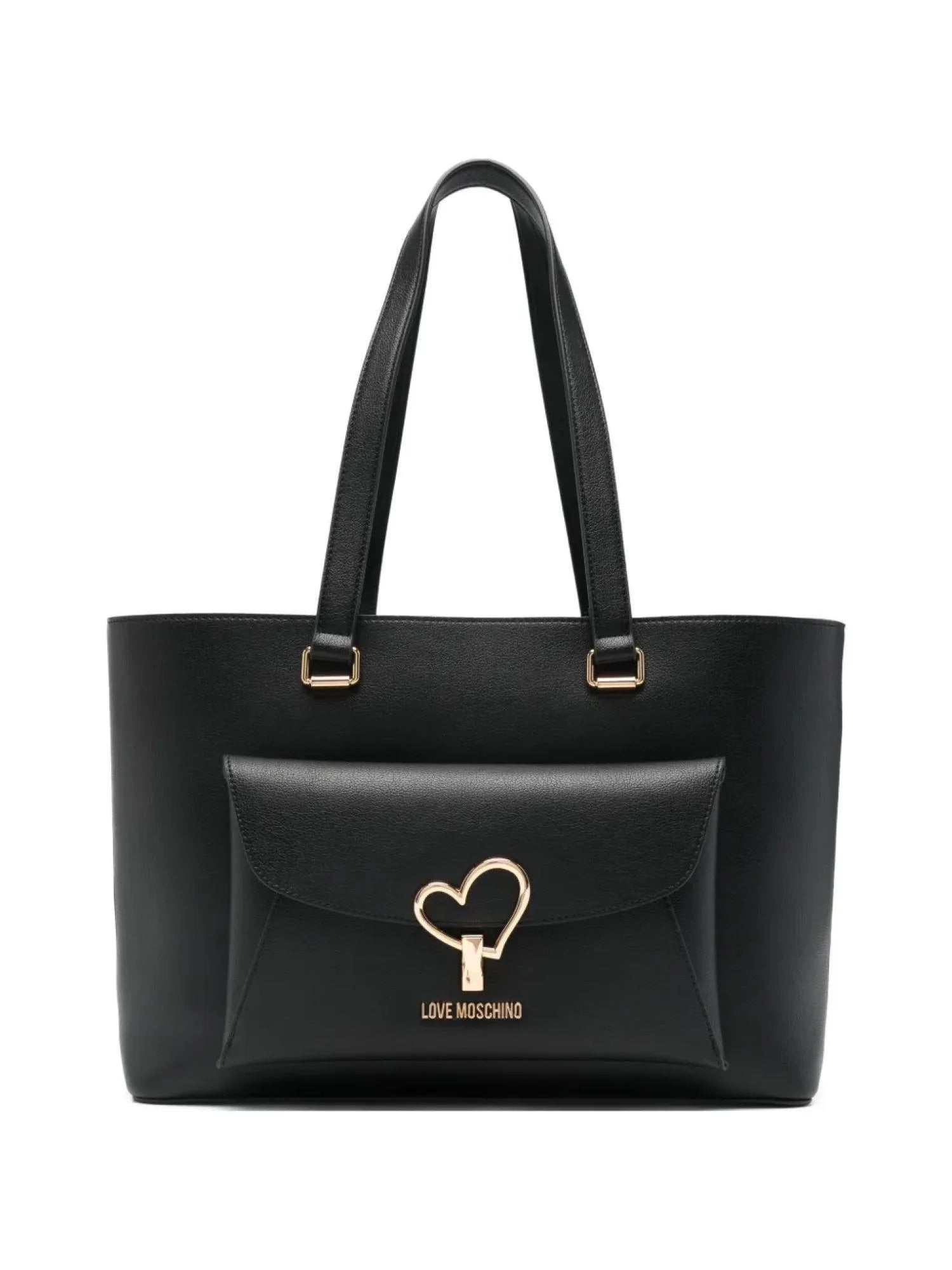 Love Moschino borsa a spalla in ecopelle con tasca nero JC4136PP1O-LQ0 000 MOSCHINO LOVE 
