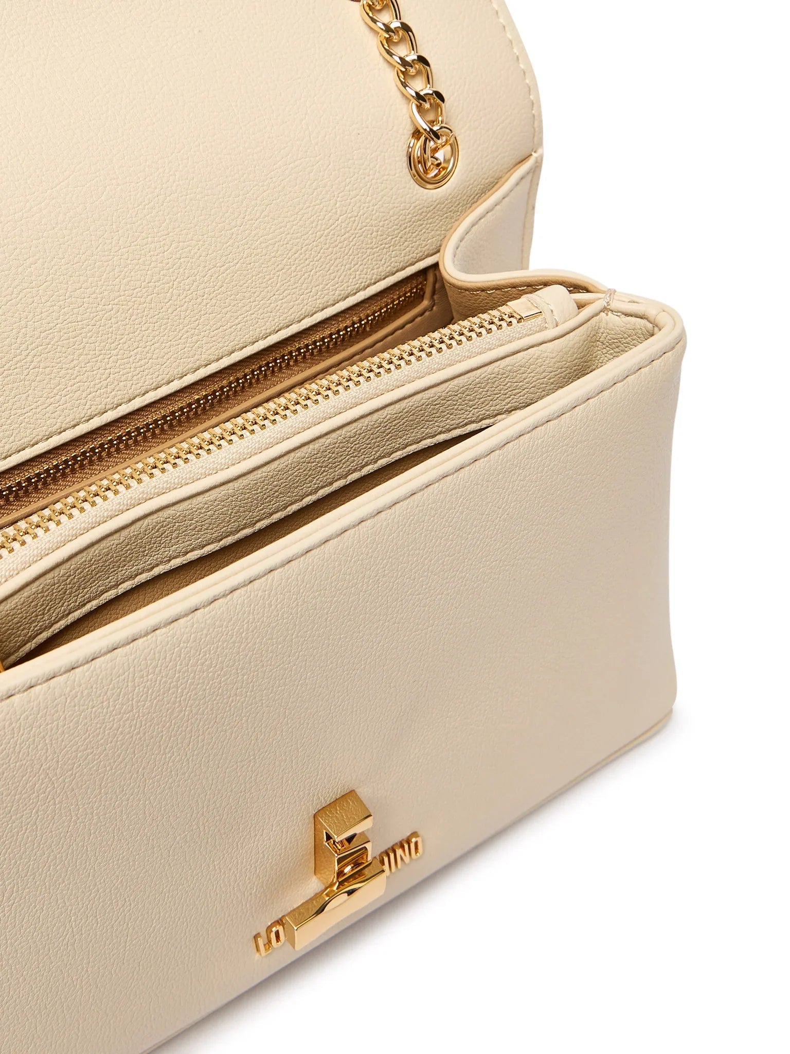 Love Moschino borsa a spalla in ecopelle martellata beige chiaro JC4138PP1O-LQ0 110 MOSCHINO LOVE 