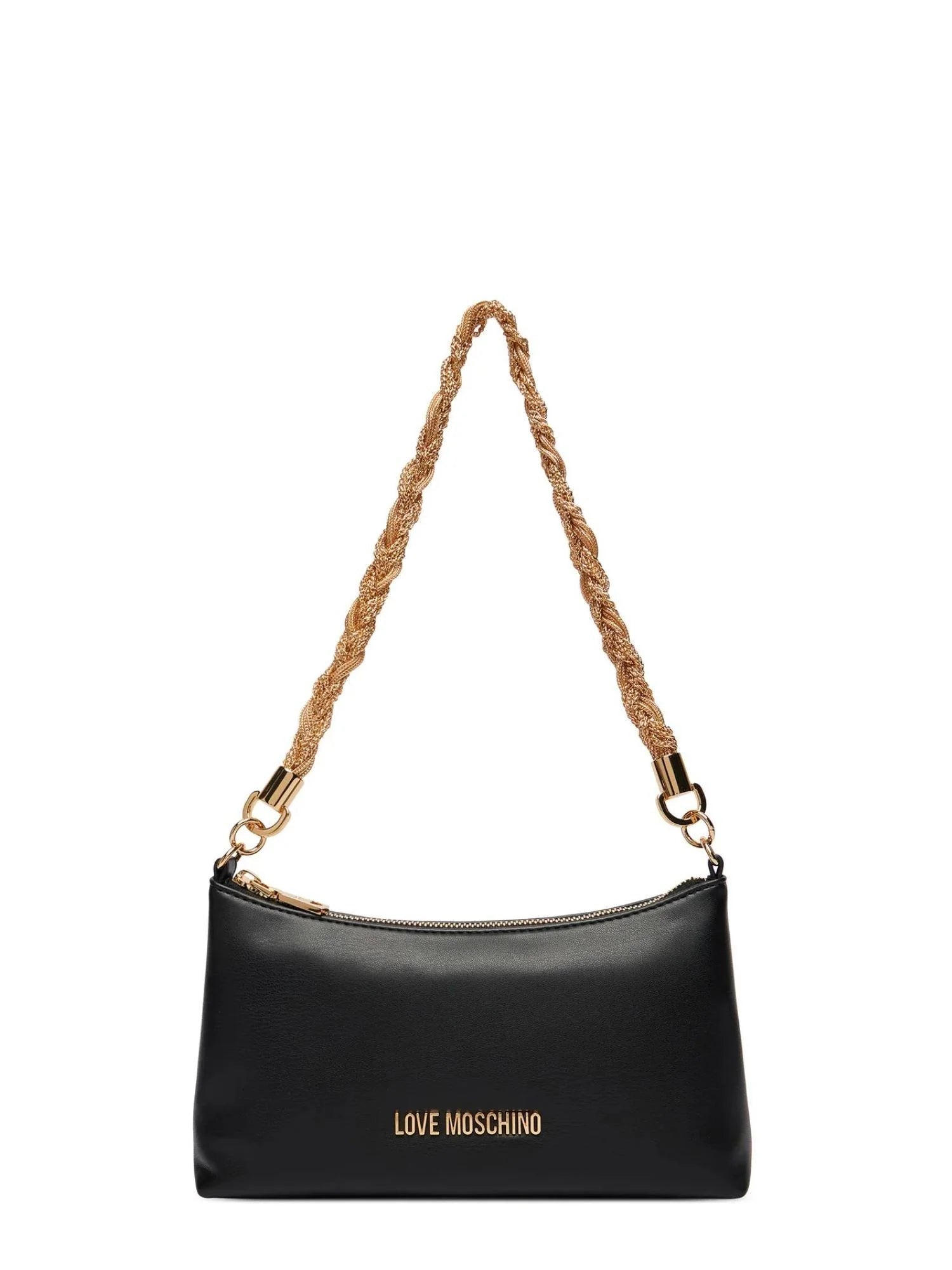Love Moschino borsa in ecopelle con manico gioiello nero JC4143PP1O-LX0 000 MOSCHINO LOVE 