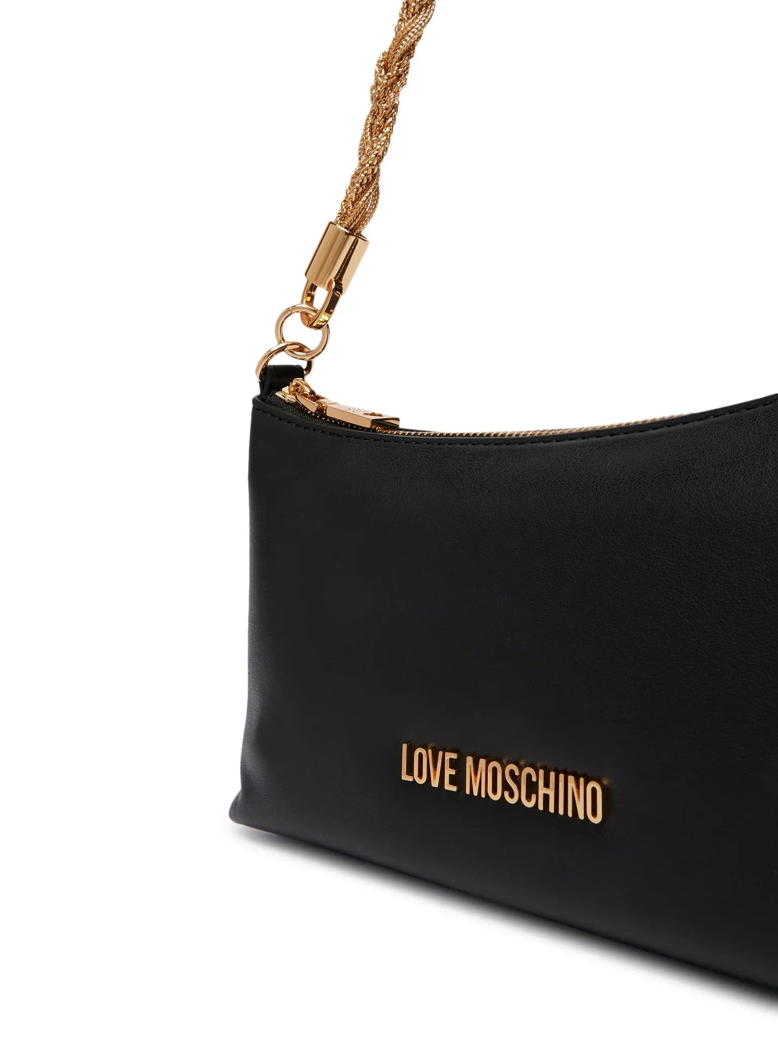 Love Moschino borsa in ecopelle con manico gioiello nero JC4143PP1O-LX0 000 MOSCHINO LOVE 
