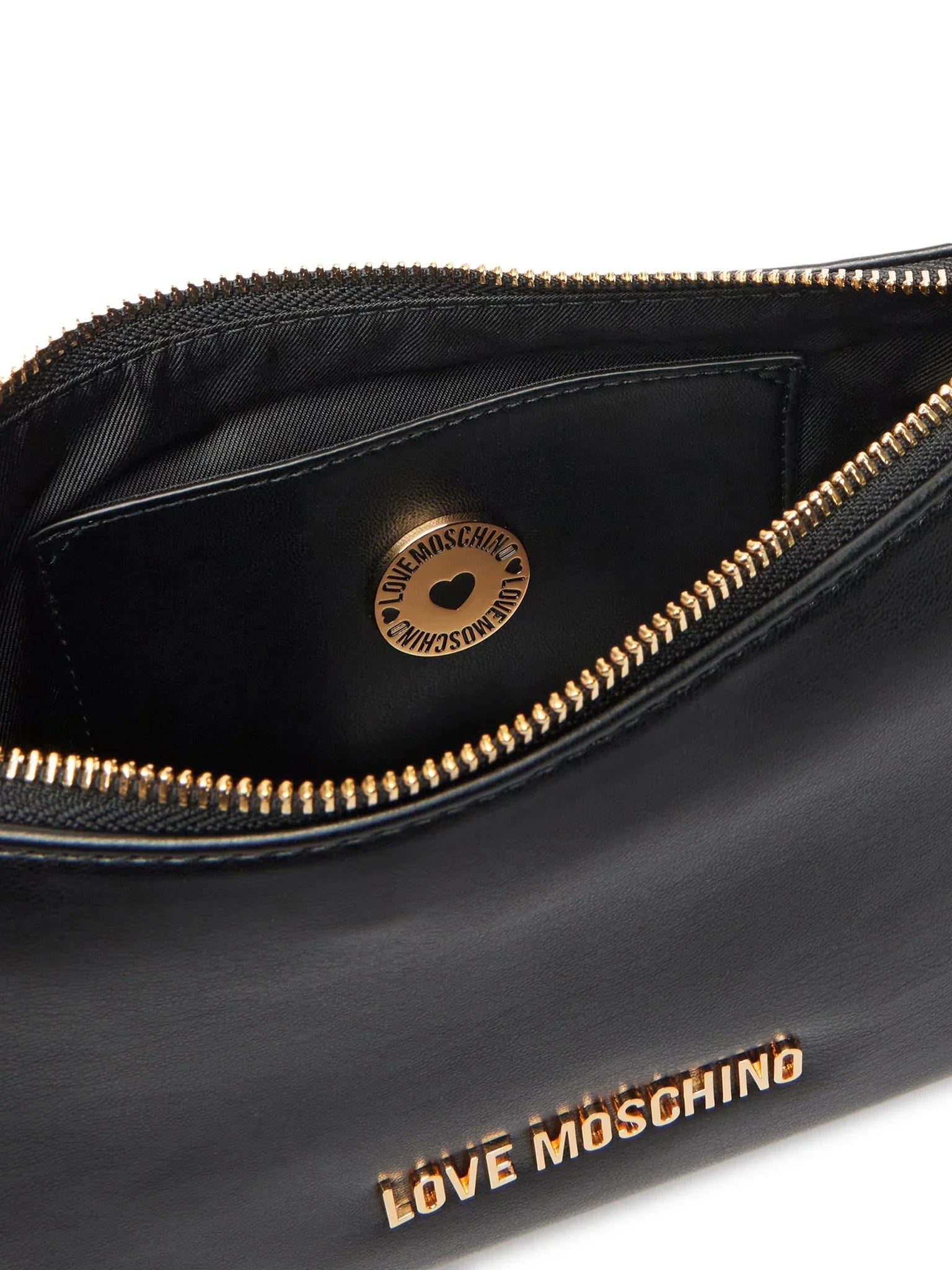 Love Moschino borsa in ecopelle con manico gioiello nero JC4143PP1O-LX0 000 MOSCHINO LOVE 