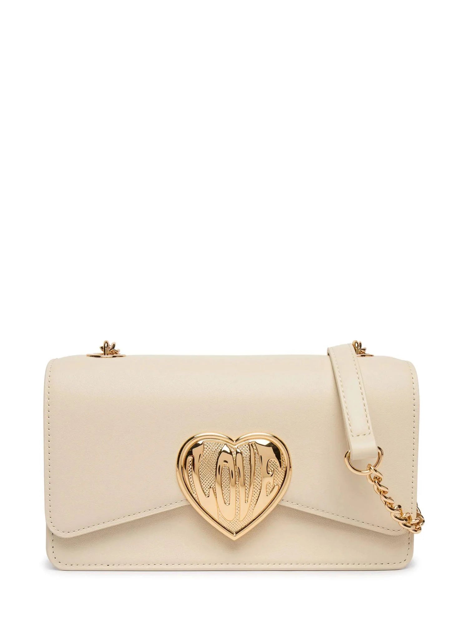 Love Moschino borsa a tracolla con placca logo ecrù JC4147PP1O-L16 11A MOSCHINO LOVE 