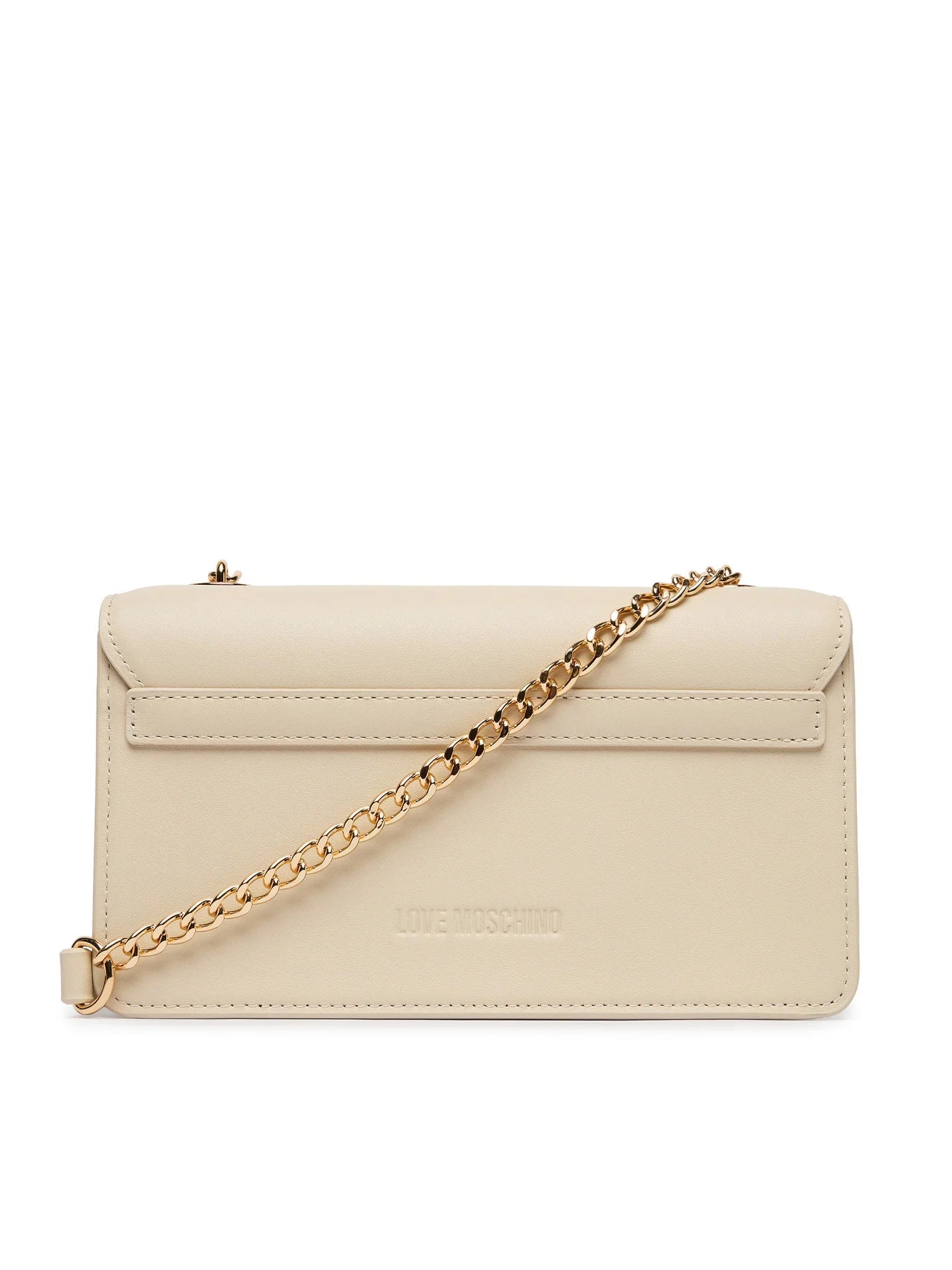 Love Moschino borsa a tracolla con placca logo ecrù JC4147PP1O-L16 11A MOSCHINO LOVE 