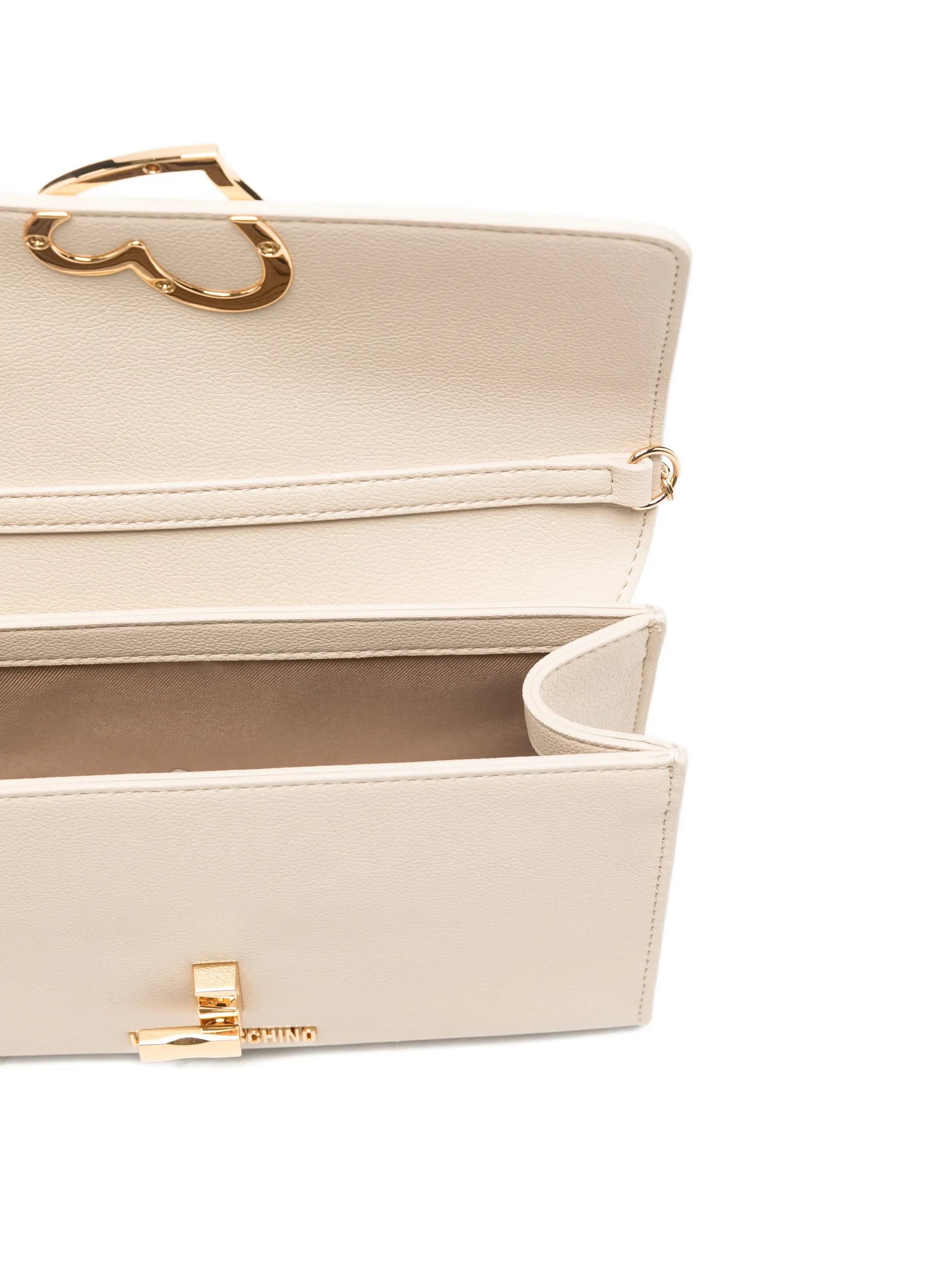 Love Moschino borsa a tracolla in ecopelle martellata ecrù JC4327PP1O-LQ0 110 MOSCHINO LOVE 