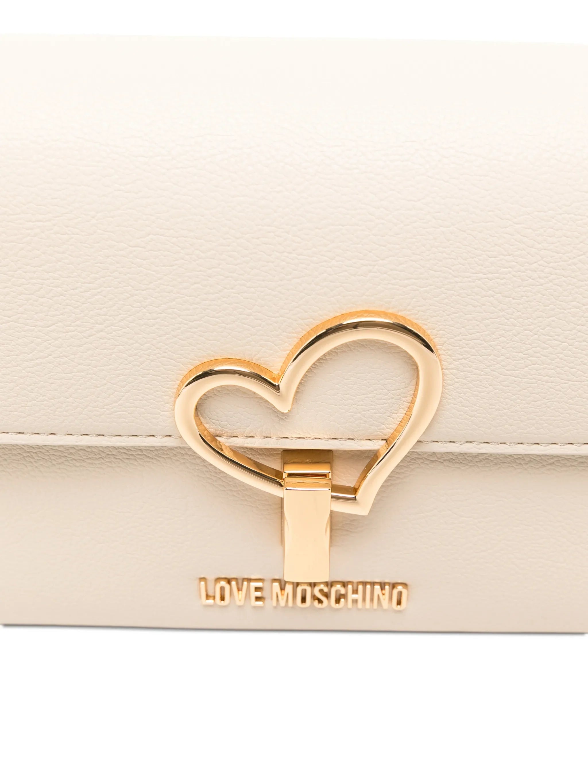Love Moschino borsa a tracolla in ecopelle martellata ecrù JC4327PP1O-LQ0 110 MOSCHINO LOVE 