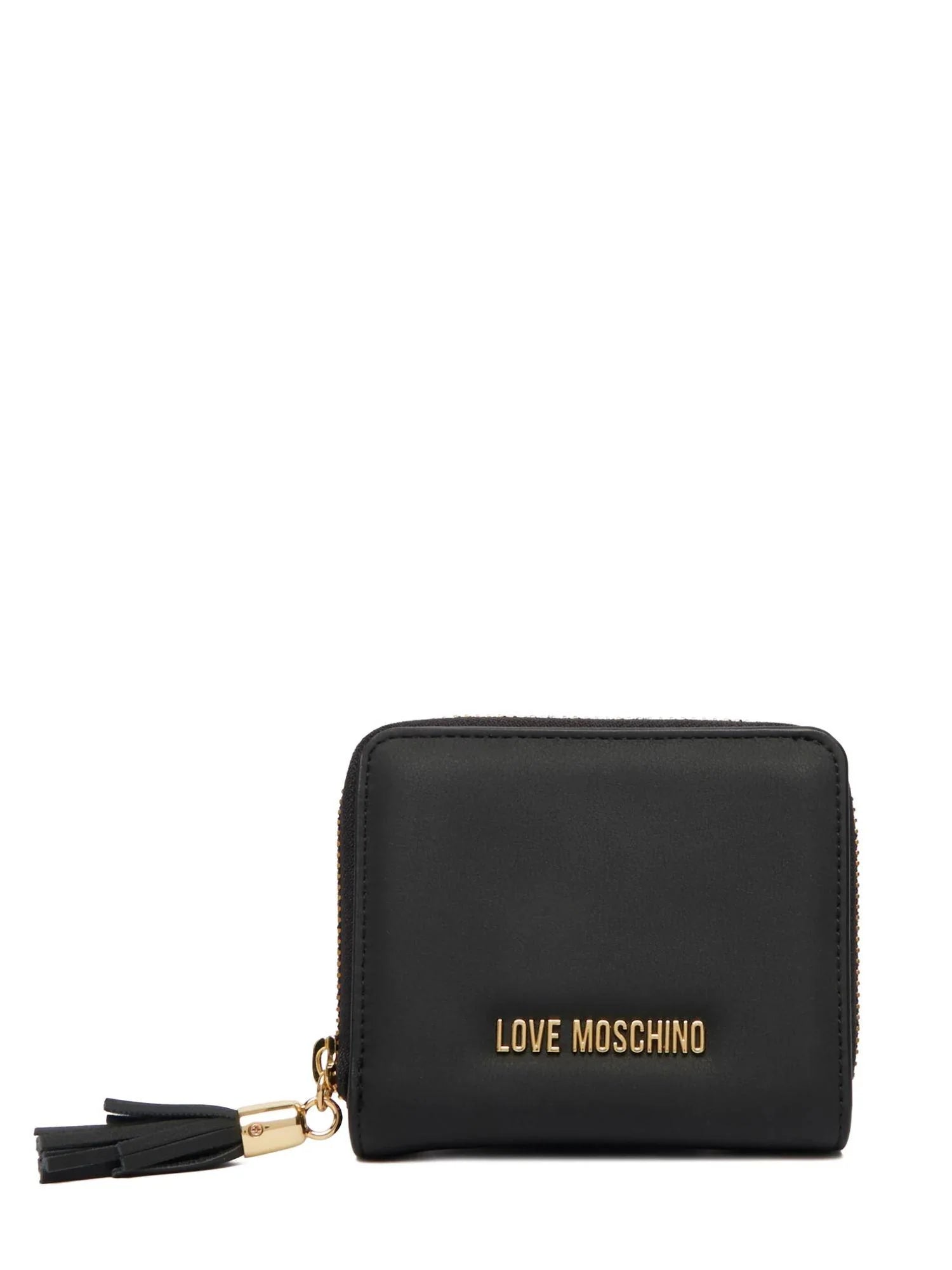 Love Moschino portafogli in ecopelle donna con nappina nero JC5689PP1O-KD0 000 MOSCHINO LOVE 