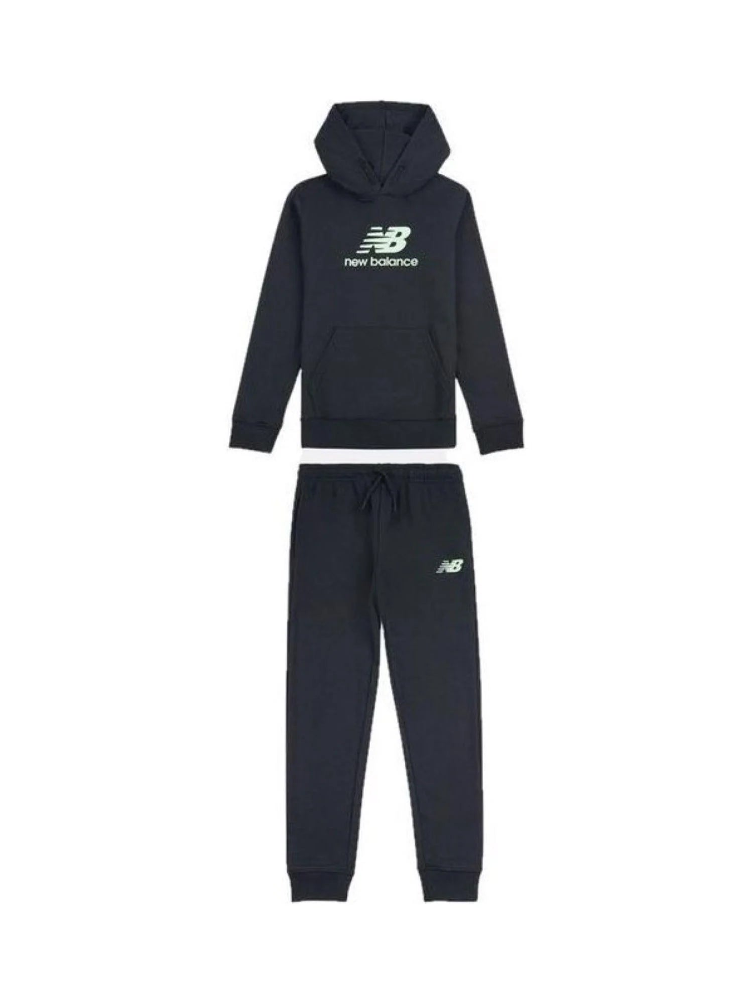 New Balance completo bambino felpa e pantaloni nero LAKB0322 BK NEW BALANCE 