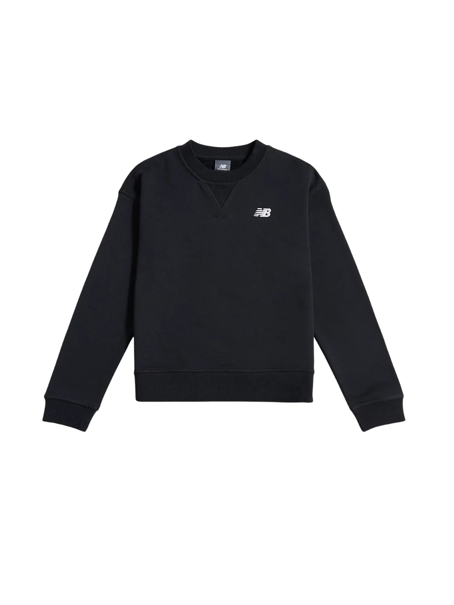 New Balance felpa bambina con logo ricamato nero LAKG0055 BK NEW BALANCE 