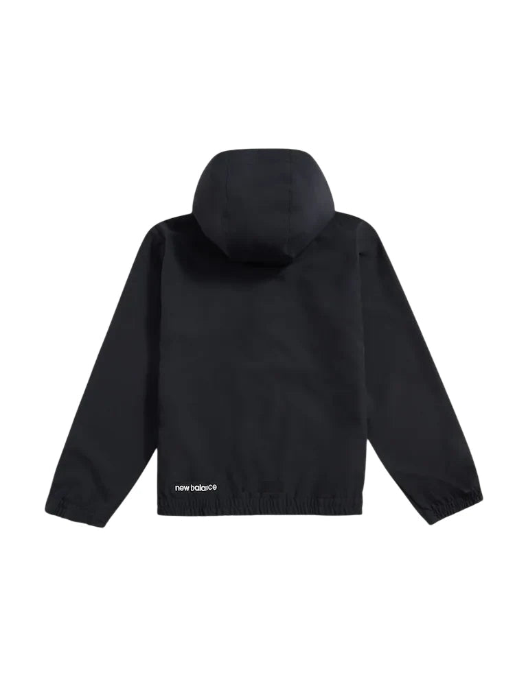 New Balance giacca bambino con zip e cappuccio nero YJ6141EE BK NEW BALANCE 