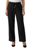 Only pantaloni donna gamba dritta misto viscosa nero