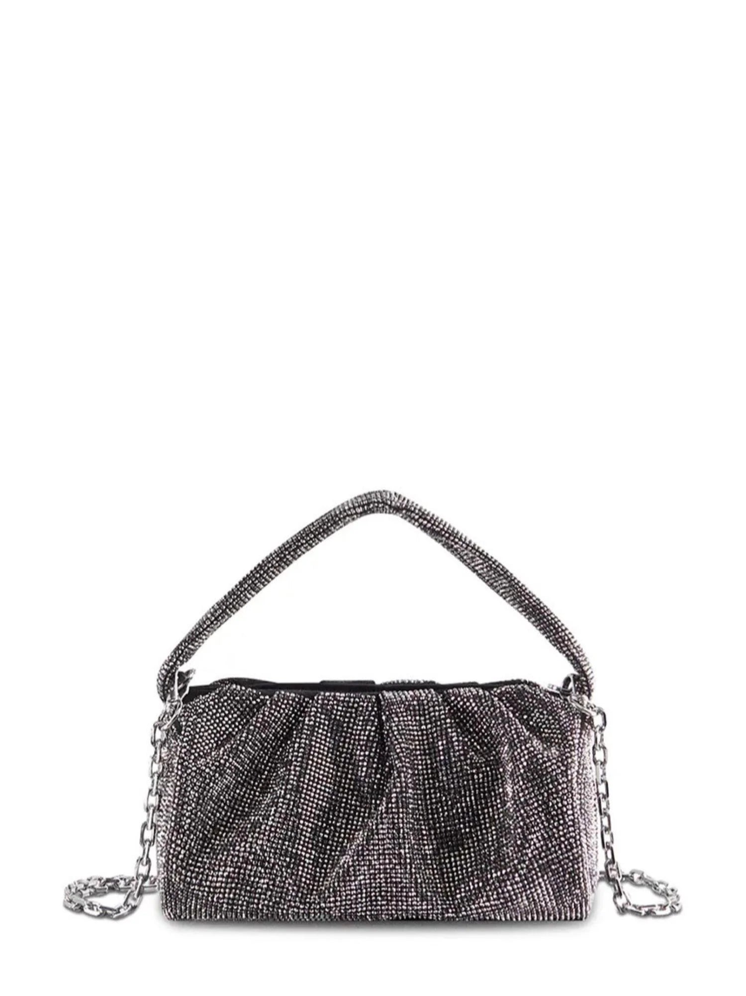Patrizia Pepe borsa a mano bambina con strass nero 7B0024-M017 F1TU PATRIZIA PEPE 