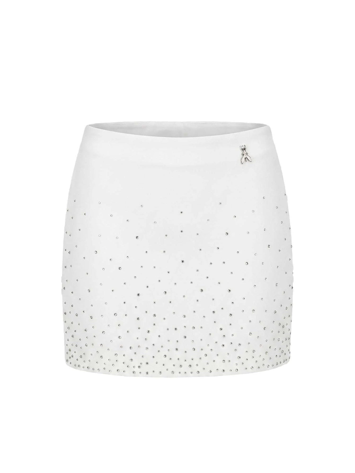 Patrizia Pepe gonna corta bambina con strass panna 7G0155-A555 W146 PATRIZIA PEPE 