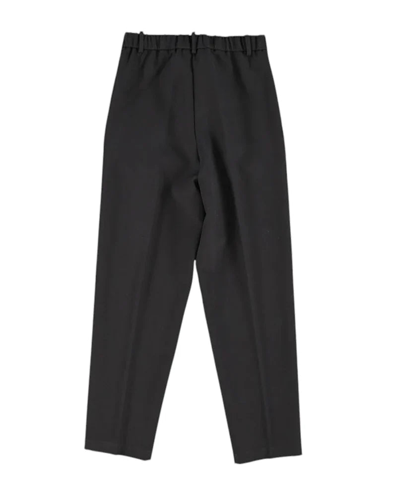 Patrizia Pepe pantaloni bambina vita alta slim nero 7P0295-A555 K103 PATRIZIA PEPE 