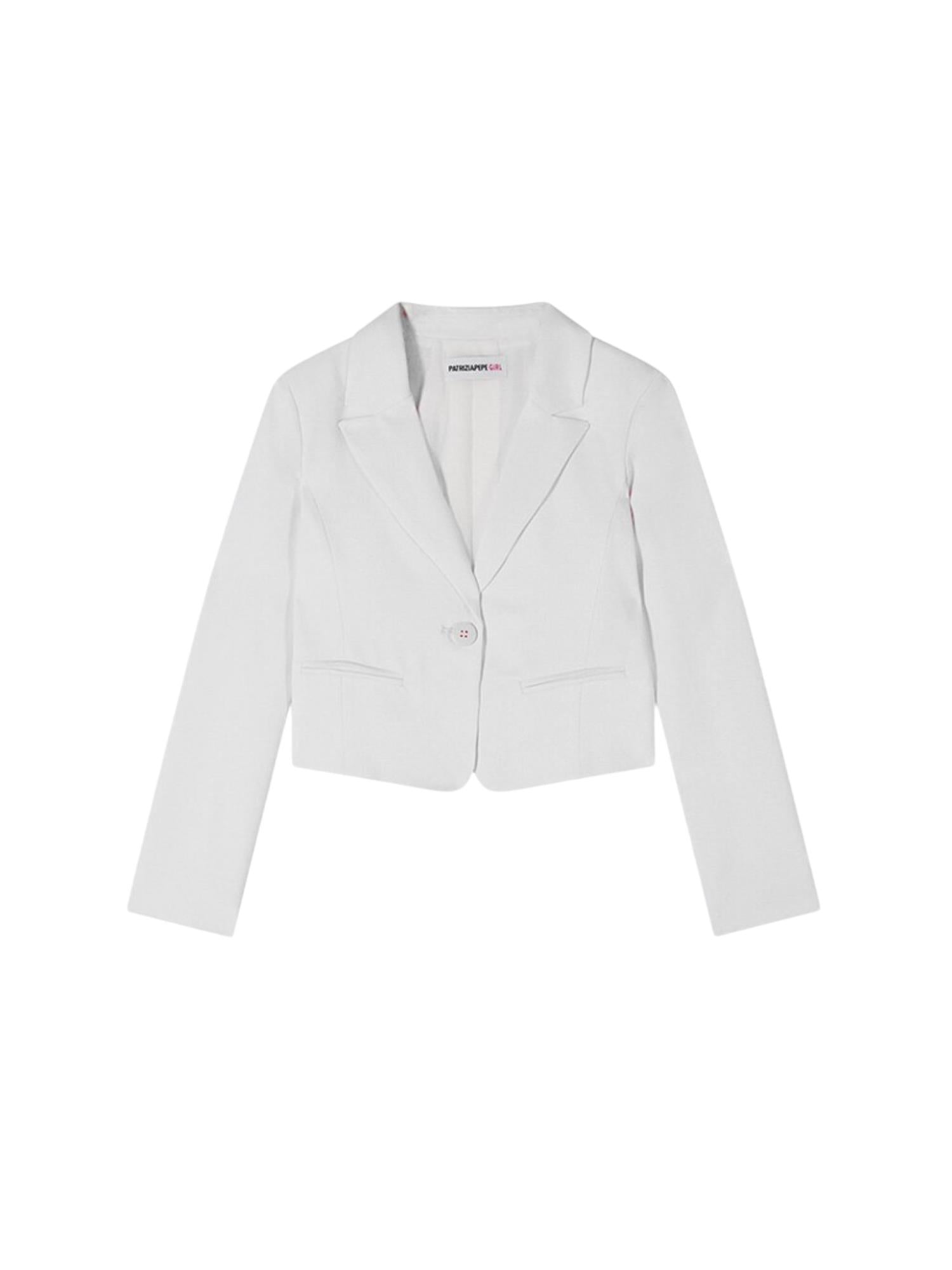 Patrizia Pepe giacca blazer monopetto bianco latte 7S0277-A555 W146 PATRIZIA PEPE 