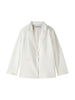 Patrizia Pepe giacca blazer bambina in tessuto crepe panna
