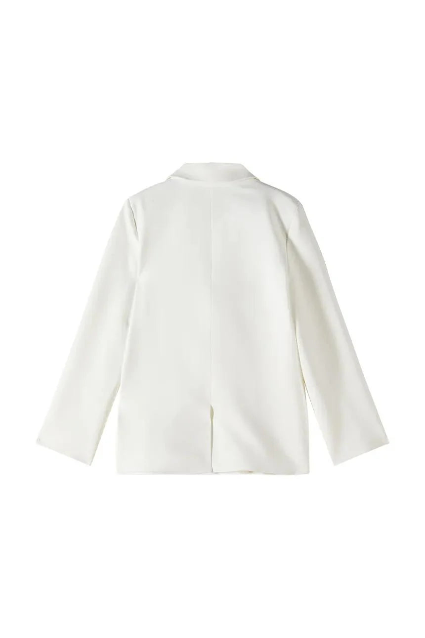 Patrizia Pepe giacca blazer bambina in tessuto crepe panna 7S1268-A555 W146 PATRIZIA PEPE 