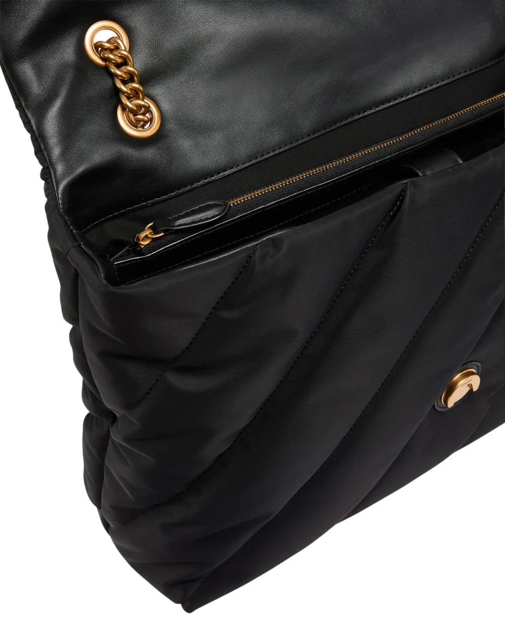 Pinko borsa Love Puff Extra in nylon trapuntato nero 103347-A358 Z99Q PINKO 