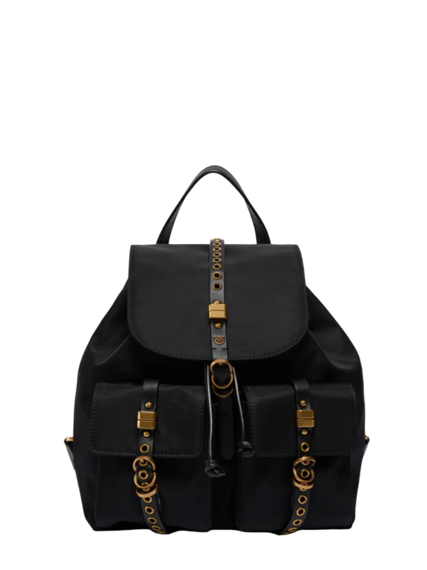 Pinko zaino Backpack Classic in nylon con tasche nero 106051-A358 Z99Q PINKO 