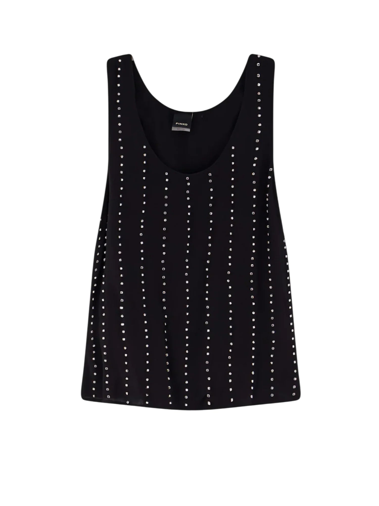 Pinko top Tessa con applicazioni gioiello nero 106214-A31F Z99 PINKO 