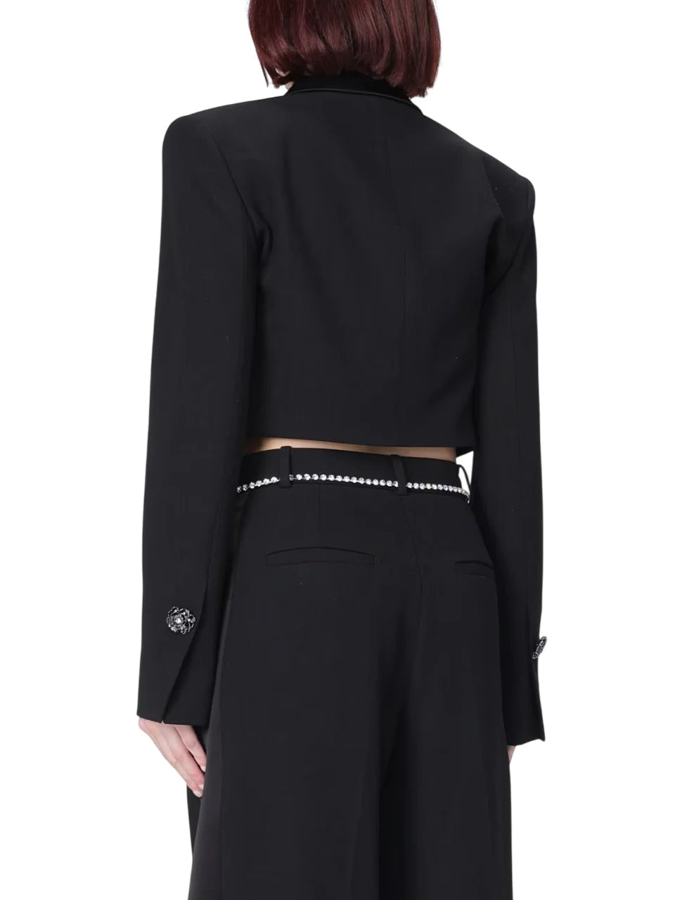 Pinko giacca blazer crop Visciola Spencer nero 106394-A35I Z99 PINKO 