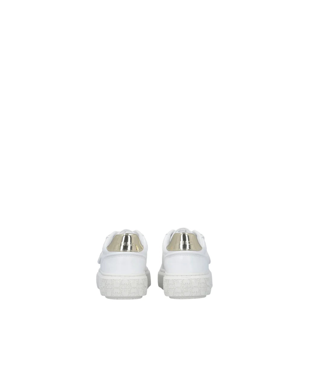 Pinko sneakers donna in pelle Yoko bianco oro SS0041P087 Z1B PINKO 