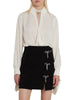 Relish blusa body Barber con fiocco gioiello bianco latte