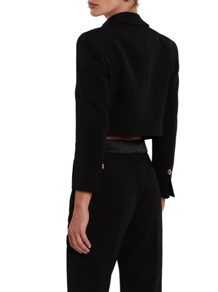 Relish giacca doppiopetto crop Macnee nero MACNEE 1199 RELISH 