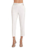 Relish pantaloni slim Nantes con banda satin avorio