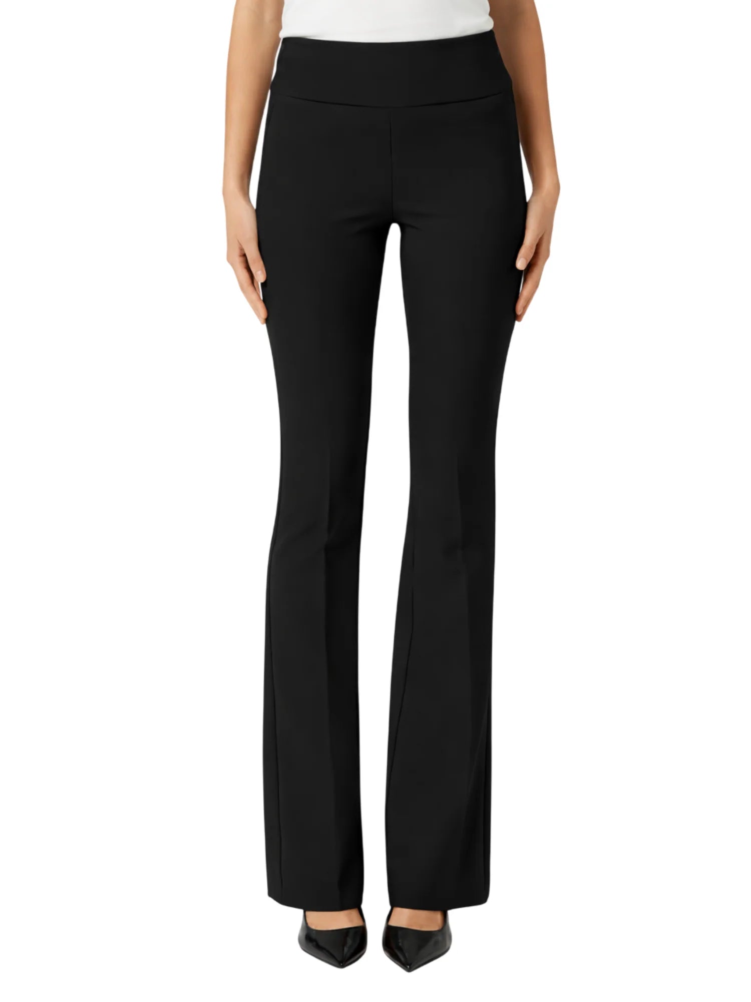 Sandro Ferrone pantaloni a zampa vita alta nero S18XBFMOSCHINO NERO Sandro FERRONE 