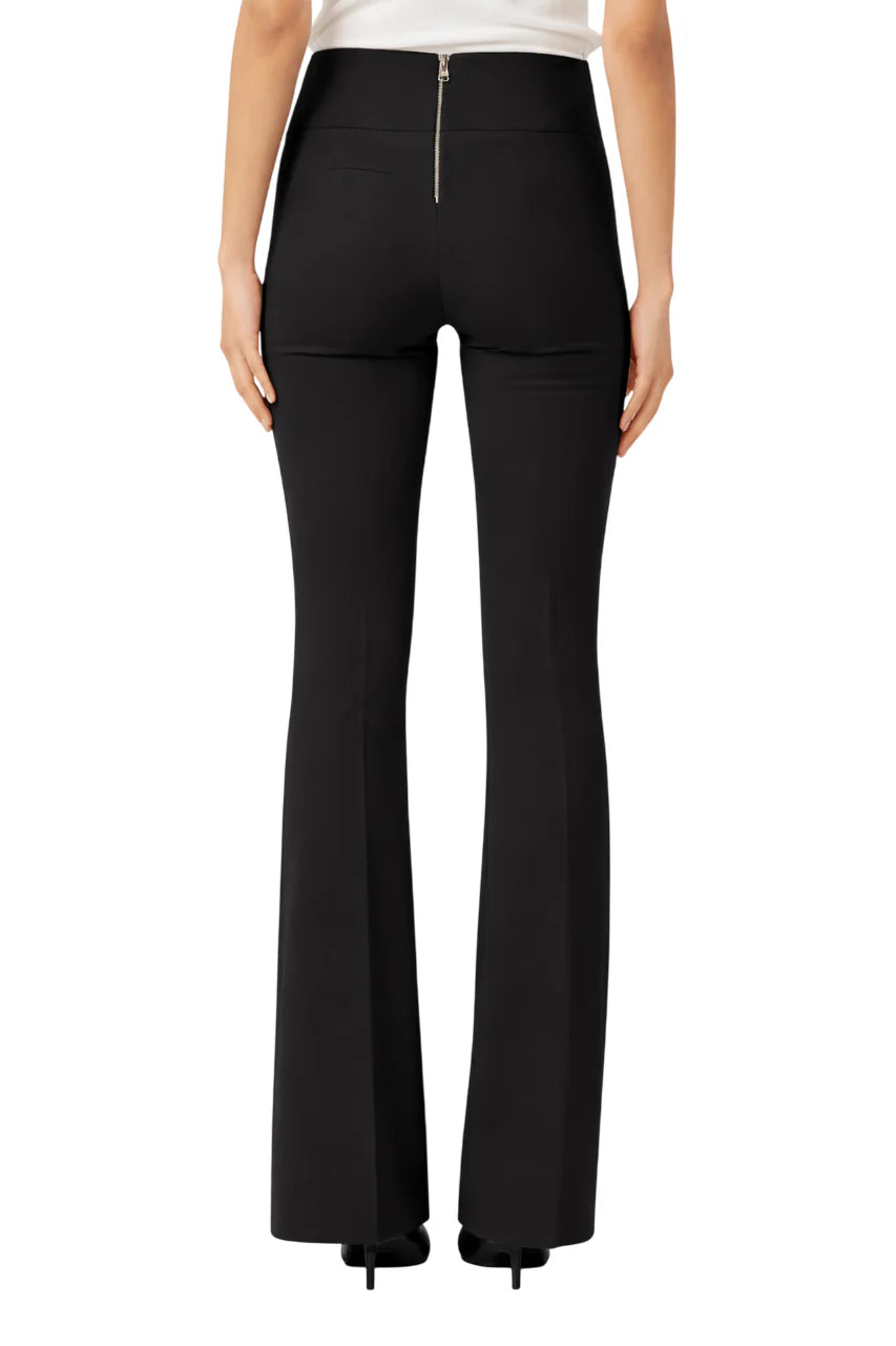 Sandro Ferrone pantaloni a zampa vita alta nero S18XBFMOSCHINO NERO Sandro FERRONE 