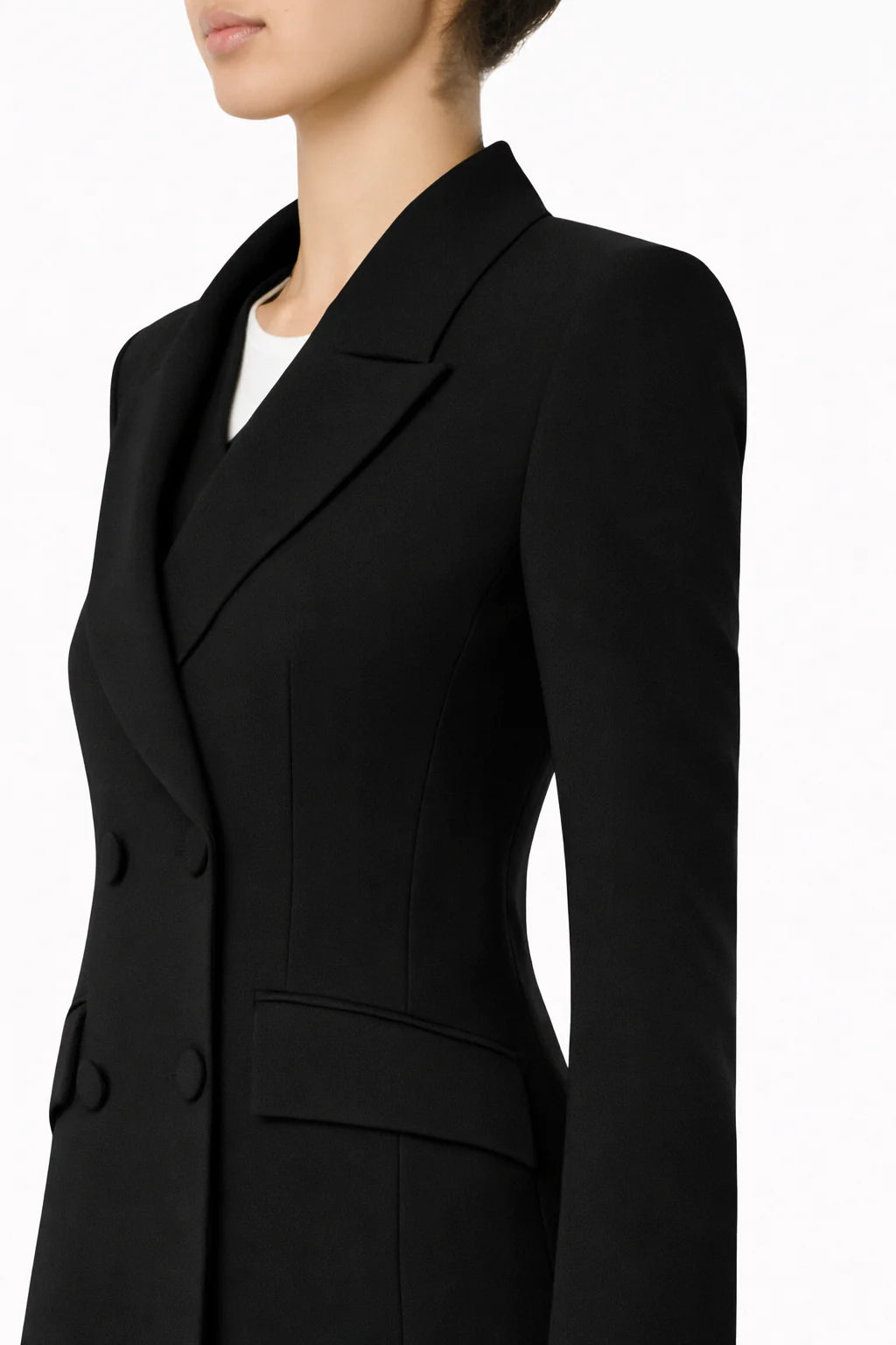 Sandro Ferrone giacca blazer doppiopetto nero S18XBFRARA NERO Sandro FERRONE 