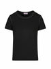Sandro Ferrone T-shirt manica corta donna con strass nero