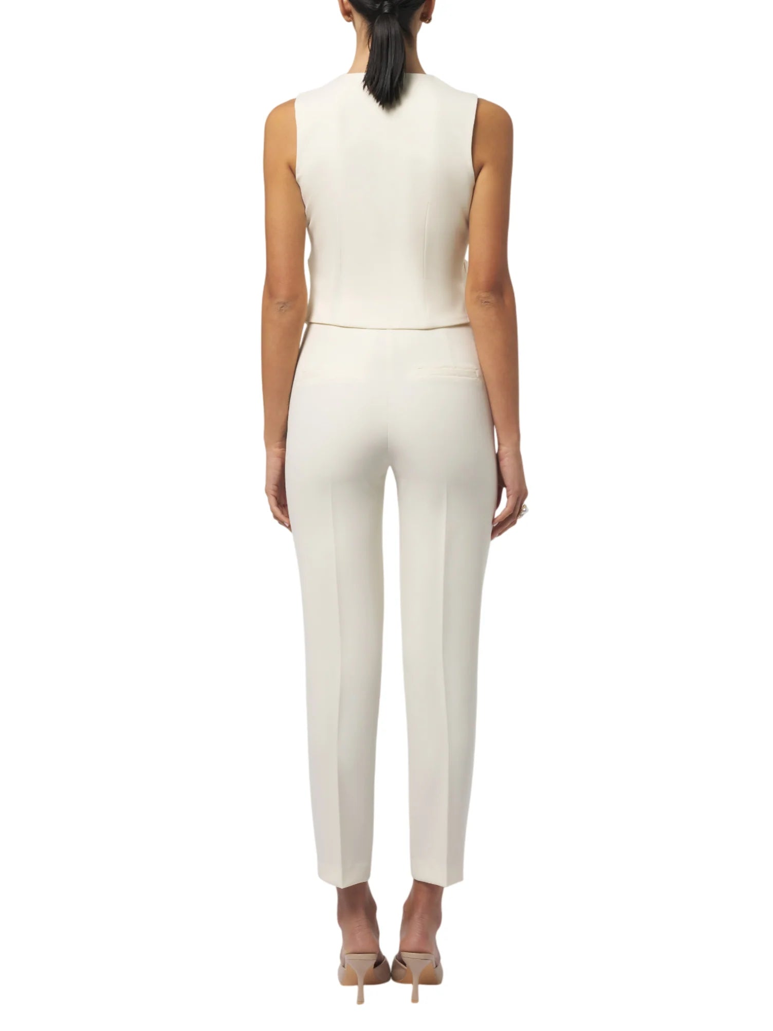 Silence pantaloni slim donna Honey ecrù NP2002HONEY GREIGE SILENCE 