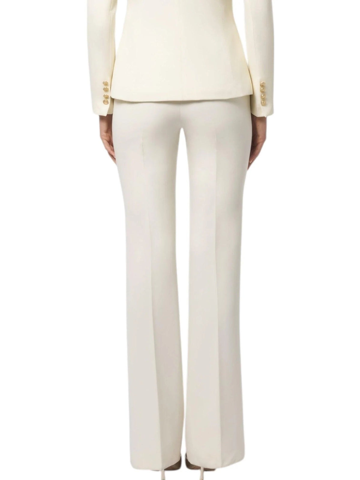 Silence pantaloni a zampa Lux panna NP2003-300 OFF WHITE SILENCE 