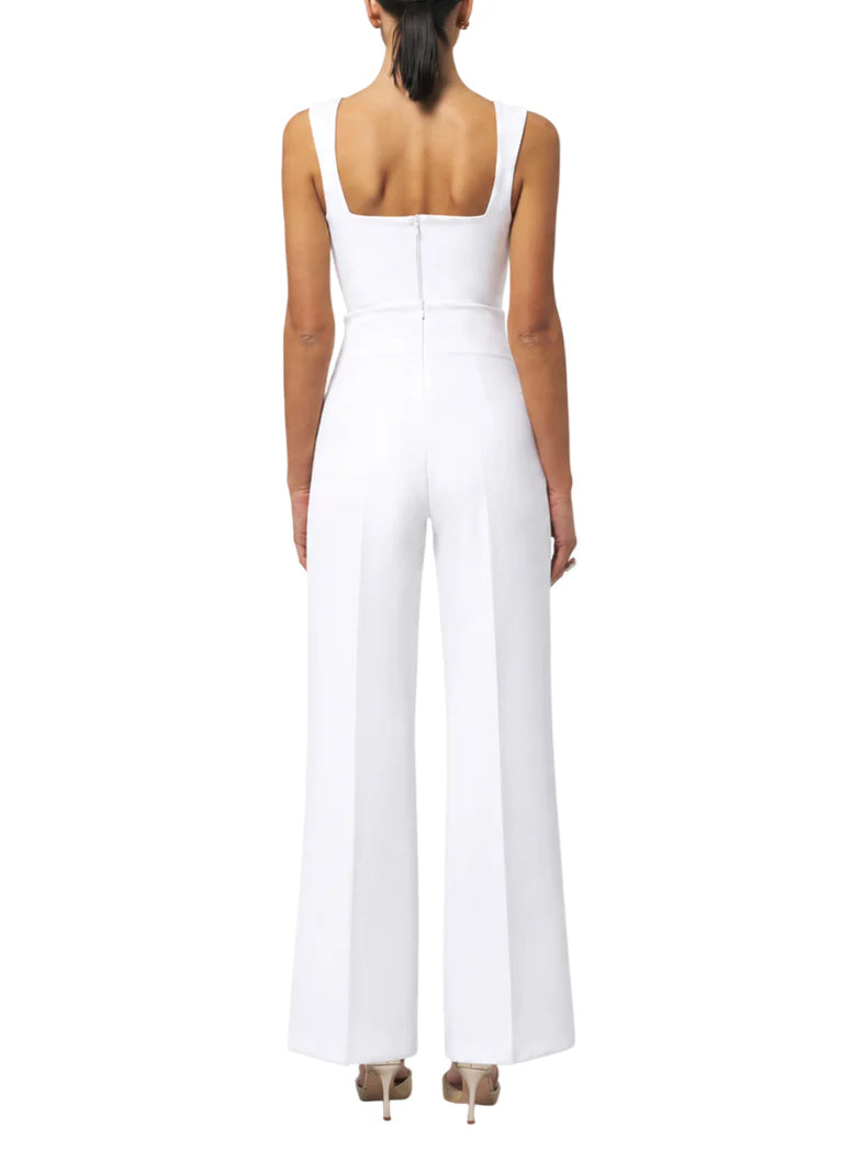 Silence pantaloni palazzo vita alta panna SD2025HONEY OFF WHITE SILENCE 