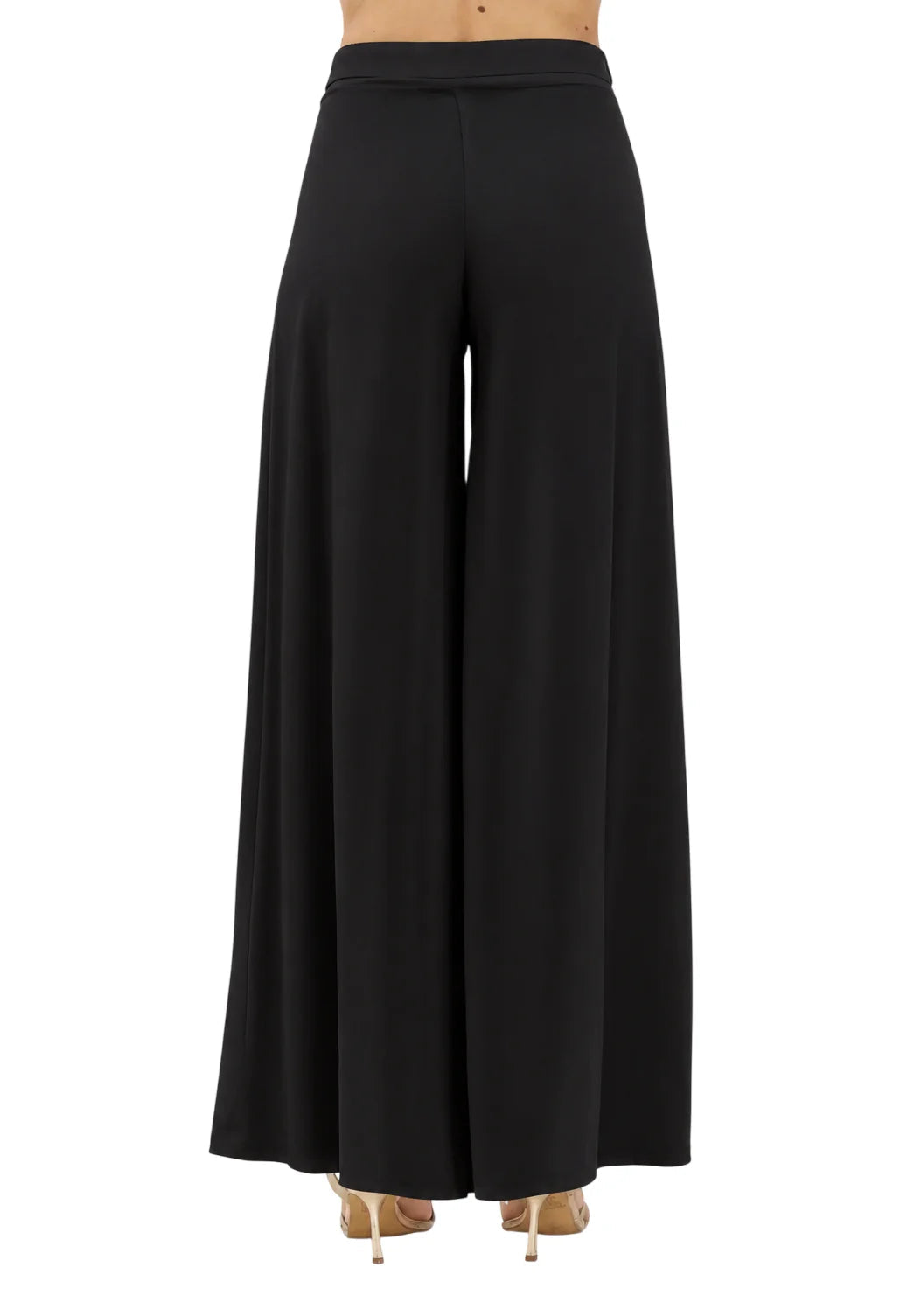 Simona Corsellini pantaloni palazzo donna misto viscosa nero P26CPPA02901 0003 SIMONA CORSELLINI 