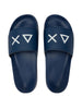 Sun68 ciabatte uomo in gomma con logo blu