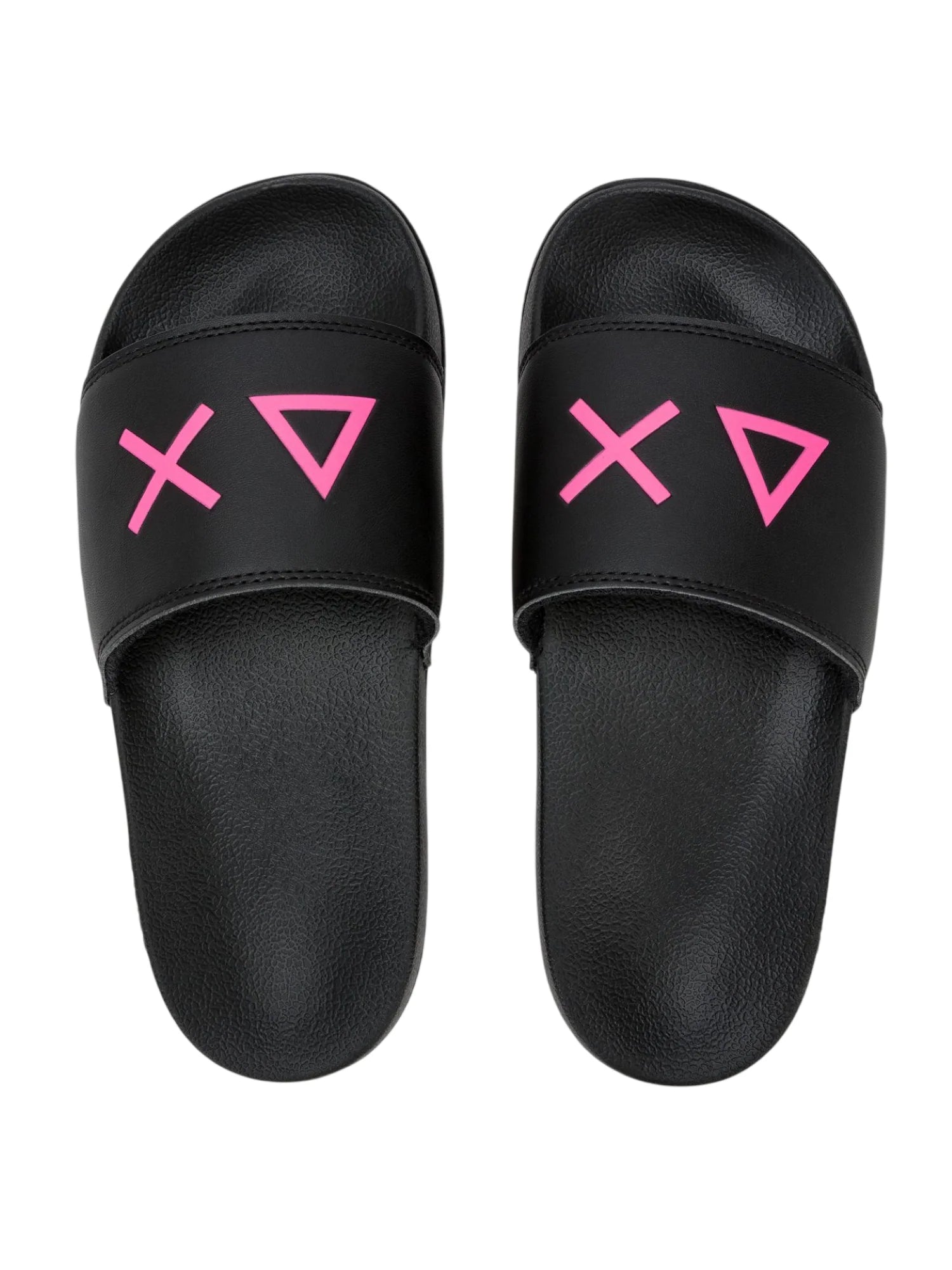 Sun68 ciabatte donna in gomma con logo nero X36210 NERO SUN68 