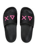 Sun68 ciabatte donna in gomma con logo nero