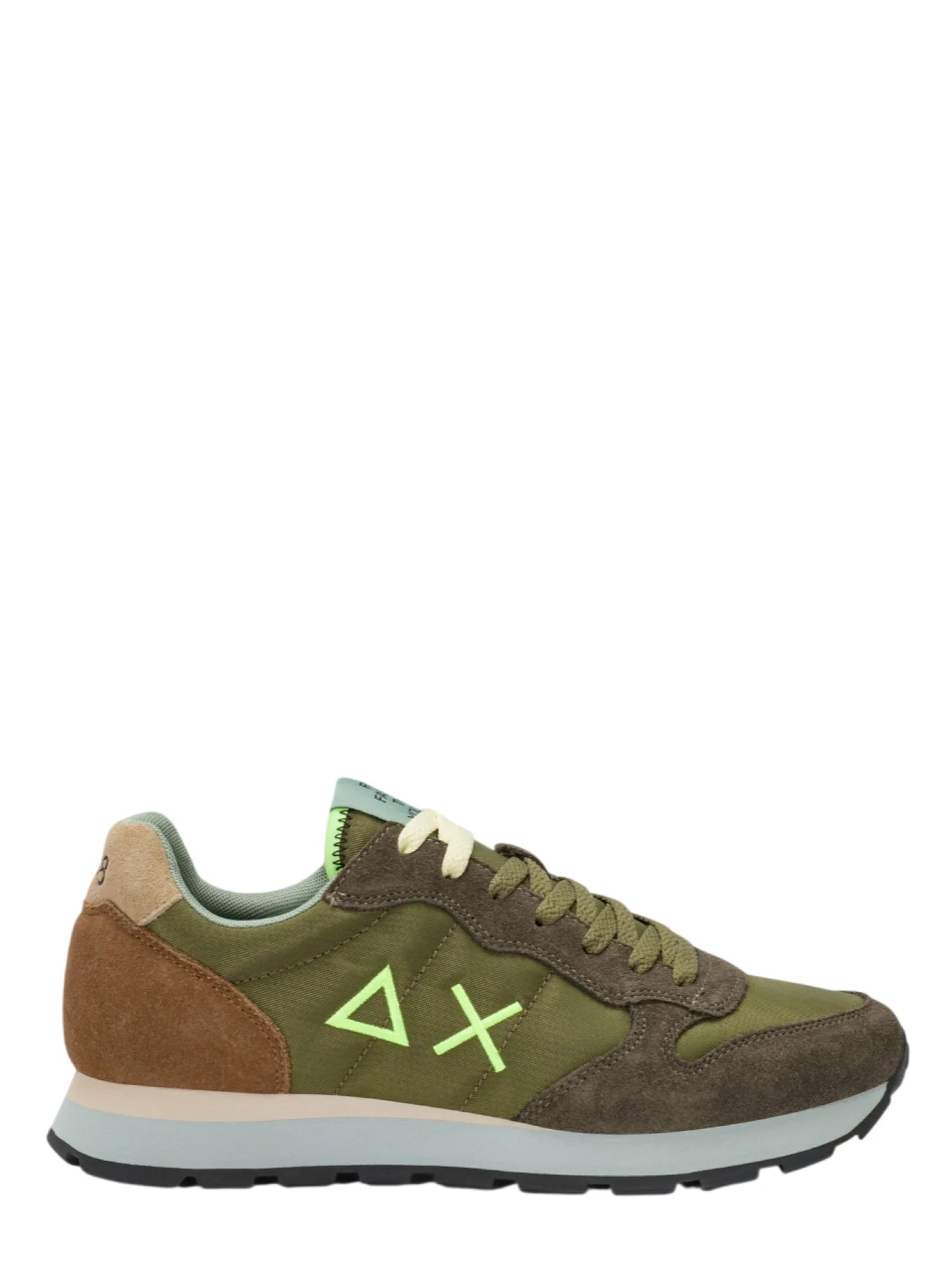 Sun68 sneakers uomo Tom Multicolor verde militare Z36106 MILITARE SUN68 