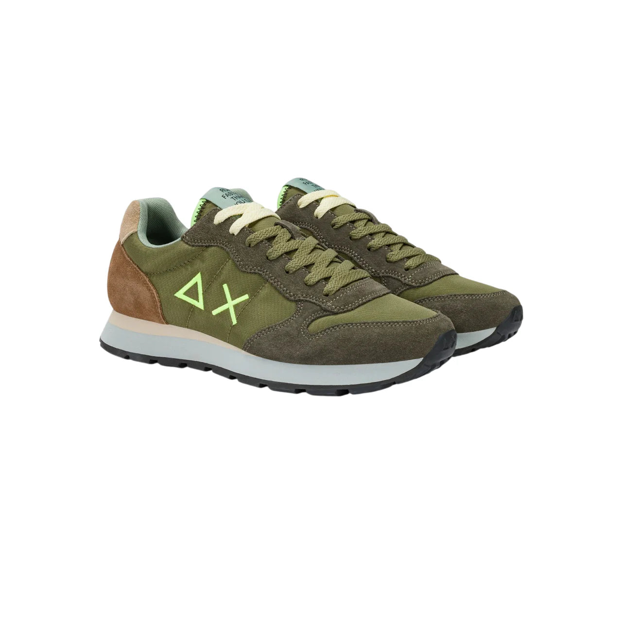 Sun68 sneakers uomo Tom Multicolor verde militare Z36106 MILITARE SUN68 