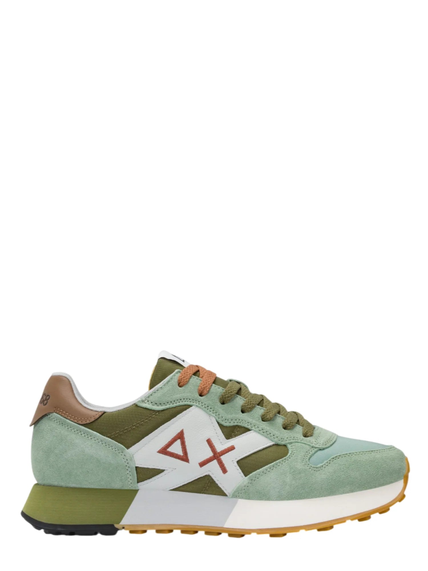 Sun68 sneakers uomo Jaki 2.0 bicolor verde salvia verde militare Z36116 VERDE SALVIA-MILITARE SUN68 